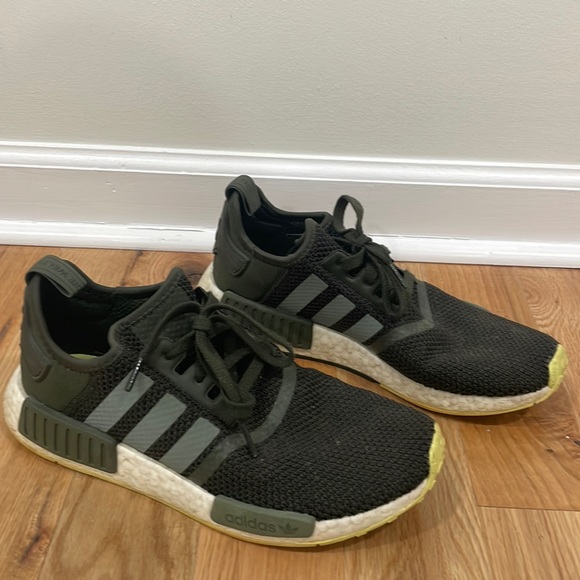 M&M×MASSESSHADESNAMESHANK BLACK×GREEN adidas | Shoes | Adidas Nmd Sneakers Green | Poshmark